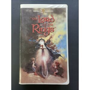 Vintage Warner Bros. Lord Of The Rings Animated Movies VHS Tape U184